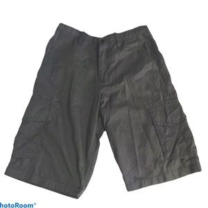 Tony Hawk Ripstop gray hybrid cargo shorts W30